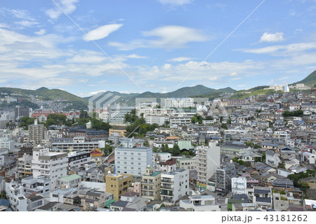 長崎市街地、南山手の街並み 43181262