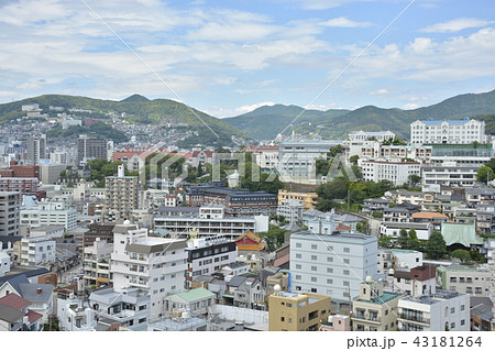 長崎市街地、南山手の街並み 43181264