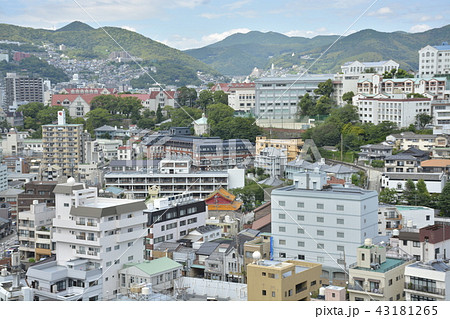 長崎市街地、南山手の街並み 43181265