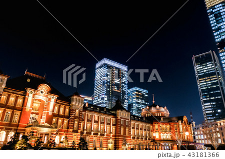 東京駅（夜景） 43181366