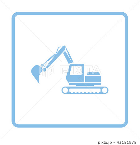 Icon of construction excavator 43181978