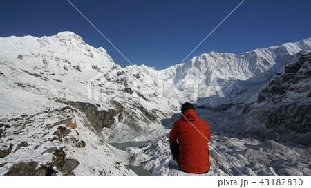 【ネパール】8000m越えのアンナプルナを望む1 43182830