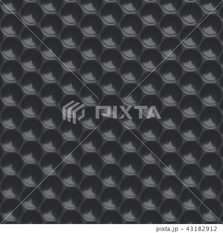 Black abstract hexagonal background. 3D Black abstract hexagonal background. 3D 43182912