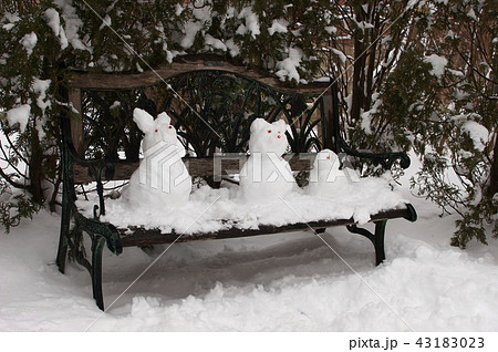 ミニ雪だるま 43183023