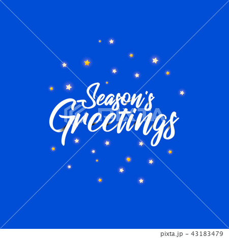 Origami lettering of Season s Greetings 43183479