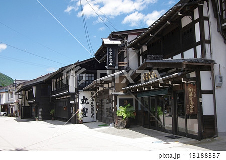 長野県:木曽平沢の町並み(アガモチ) 長野県:木曽平沢の町並み(アガモチ) 43188337
