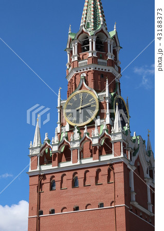 スパスカヤ塔 赤の広場 モスクワ スパスカヤ塔 赤の広場 モスクワ 43188373