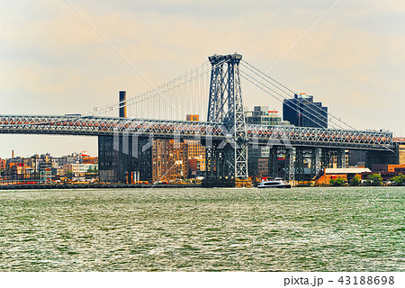 New York view of the Lower Manhattan  43188698