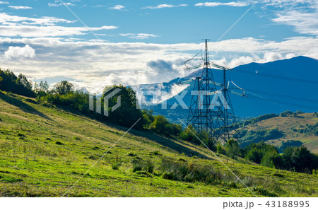power line tower on the hill 43188995
