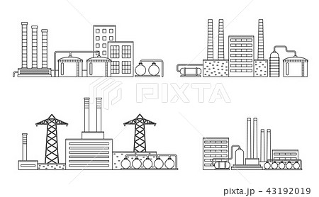 Production industrial factory buildings. 43192019