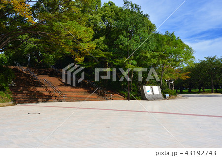 東京オリンピックに向け改修した大井ふ頭中央海浜公園スポーツの森のエントランス部 東京オリンピックに向け改修した大井ふ頭中央海浜公園スポーツの森のエントランス部 43192743