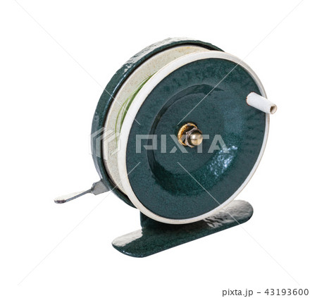 coil for fishing rod close-up coil for fishing rod close-up 43193600