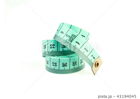 isolated measuring tape on a white background 43194045