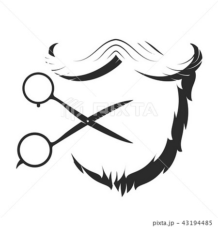Beard and silhouette scissors 43194485