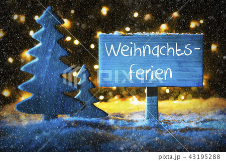 Tree, Weihnachtsferien Means Christmas Holidays 43195288