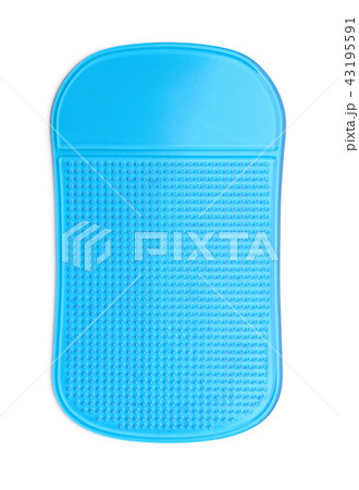 Top view of blue non slip silicone pad 43195591
