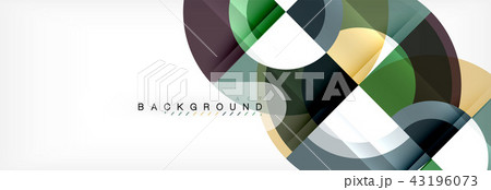 Vector circular abstract background 43196073