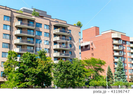 Modern condo buildings with huge windows in Montre Modern condo buildings with huge windows in Montre 43196747