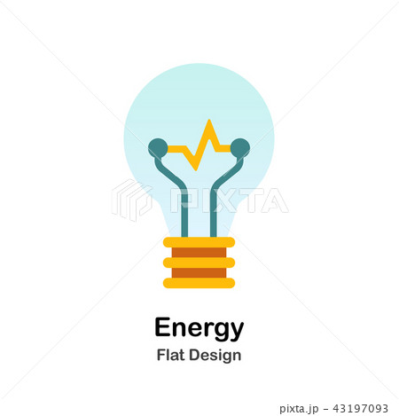 Pure Energy Flat Illustration 43197093