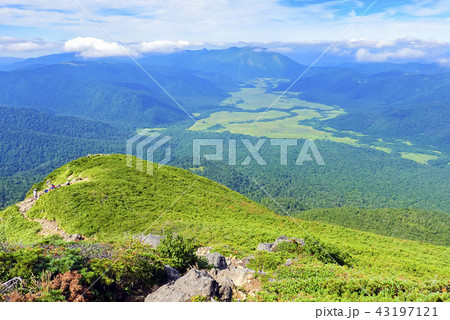 柴安嵓から尾瀬ヶ原の展望 柴安嵓から尾瀬ヶ原の展望 43197121