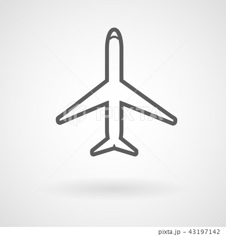 Plane, aircraft line icon, vector Plane, aircraft line icon, vector 43197142