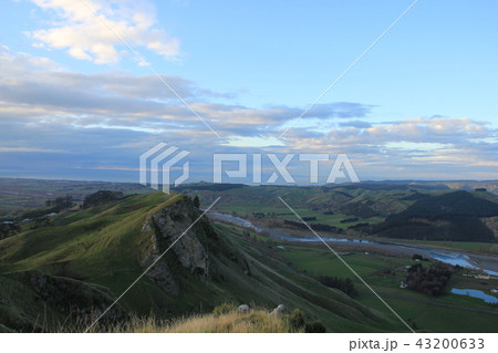 テ・マタ・ピークの夕暮れ、ニュージーランド 43200633