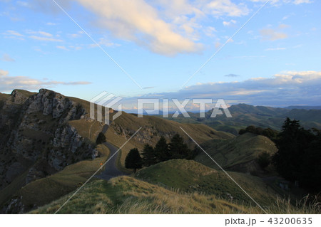 テ・マタ・ピークの夕暮れ、ニュージーランド 43200635