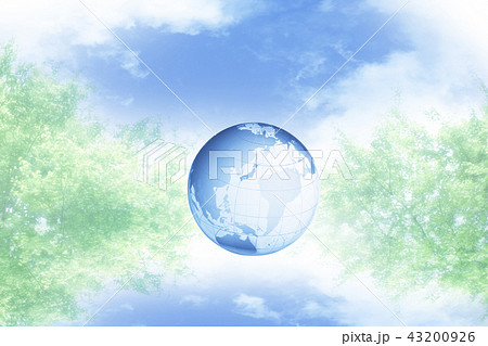 地球と緑と空(日本) 地球と緑と空(日本) 43200926