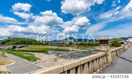 京都　鴨川デルタ 43207238