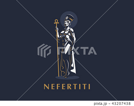 Egyptian Queen Nefertiti or Cleopatra.  43207438