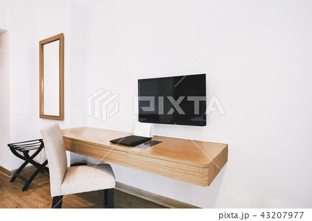 Built-in furniture of modern hotel apartment room 43207977