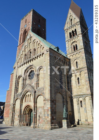 デンマーク、リーベ、尖塔教会 43209335