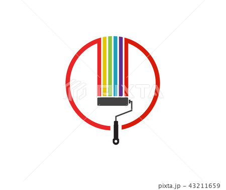 Paint Logo Template vector icon illustration 43211659