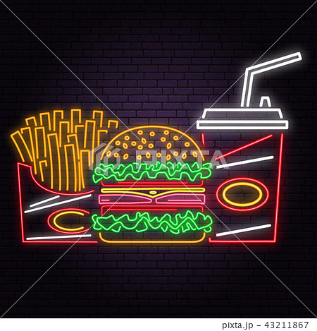 burger neon