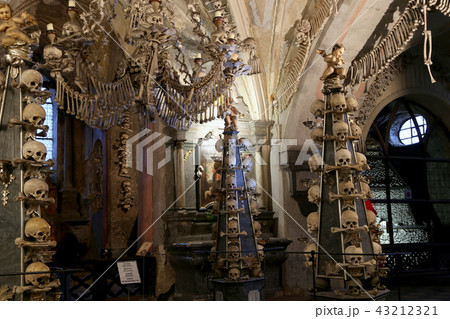 Sedlec Ossuary--Kutna Hora in the Czech Republic 43212321
