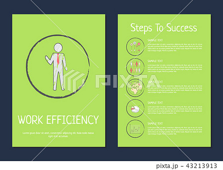 Work Efficiency. Success Vector Illustration 43213913
