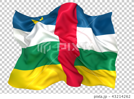 中央アフリカ共和国 国旗のイラスト素材 43214262 Pixta
