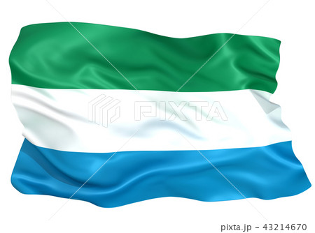 シエラレオネ国旗 43214670