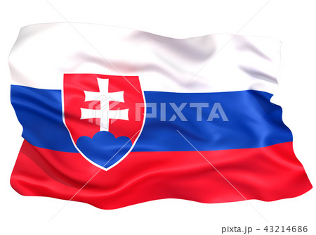 スロバキア国旗 43214686