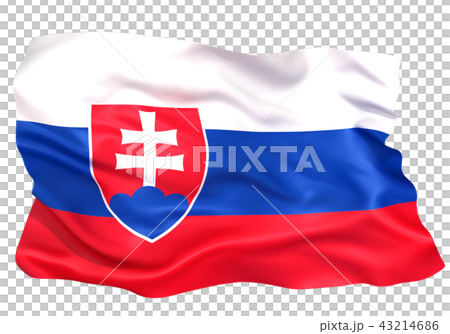 スロバキア国旗 43214686