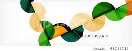 Circle abstract background, geometric illustration Circle abstract background, geometric illustration 43215155