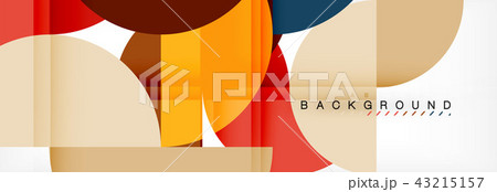 Modern geometrical abstract background - circles. Business or technology presentation design Modern geometrical abstract background - circles. Business or technology presentation design 43215157