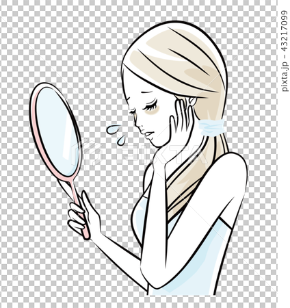 目の下のくま　女性 43217099