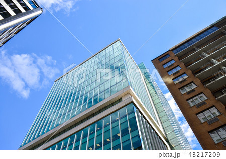 The glass skyscrapper reflecting the clouds in Ott The glass skyscrapper reflecting the clouds in Ott 43217209