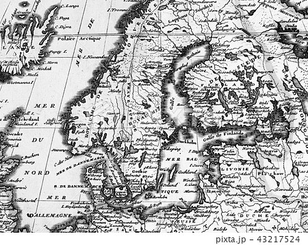 古地図 北ヨーロッパ 古地図 北ヨーロッパ 43217524