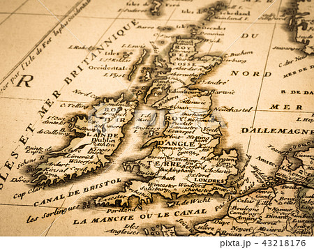 古地図　イギリス 43218176