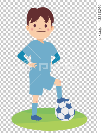 A soccer boy A soccer boy 43218246