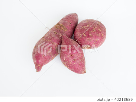 Sweet potato isolated on white background 43218689