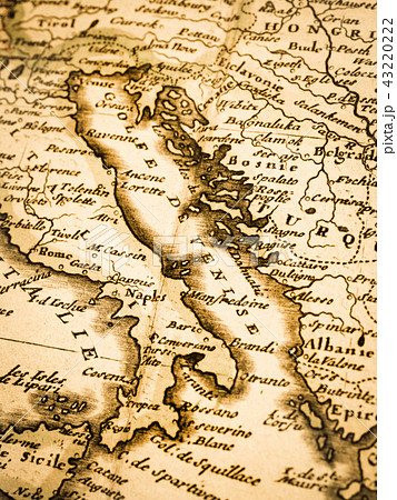 古地図　イタリア 43220222