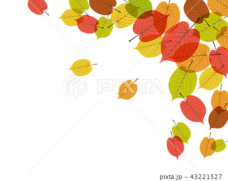 가을 단풍 배경 - 스톡일러스트 [43221527] - Pixta